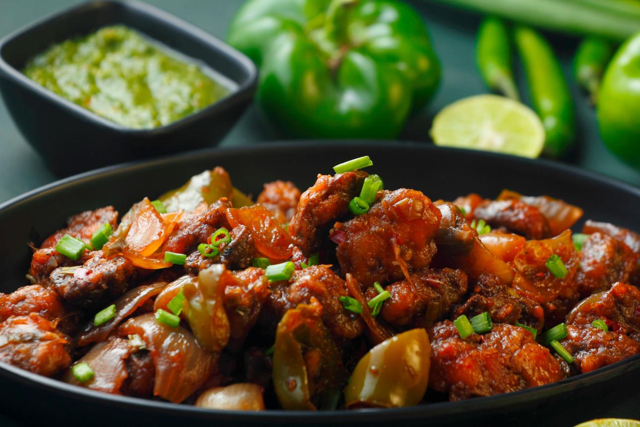 Barbeque Chilli Mushroom