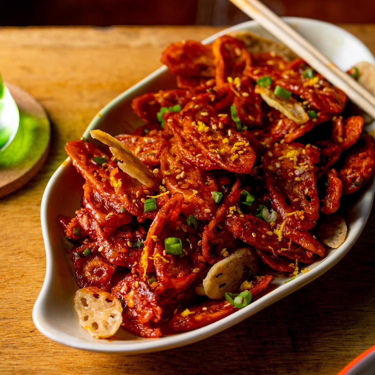 Sweet Chilli Lotus Stem
